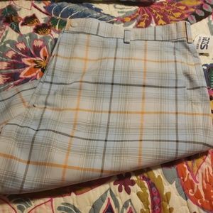 Mens plaid Nike Golf dri-fit shorts